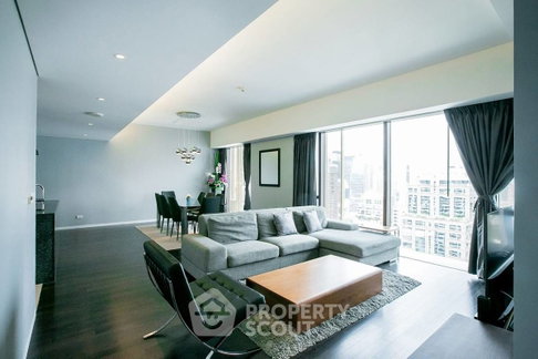 High-Floor 2-BR Condo At Hansar Bangkok Hotel, 100m to BTS Ratchadamri (ID 510705)