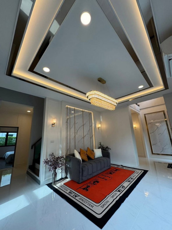 รูป ให้ เช่าบ้านเดี่ยว TheCityบางนา — บ้านหรูแปลงมุม 78 ตร.วา 351 ตร.ม. 4 ห้องนอน | 5 ห้องน้ำ ถนนเมน ใกล้ Mega Bangna เพียง 800 ม. - รูปที่ 5/12