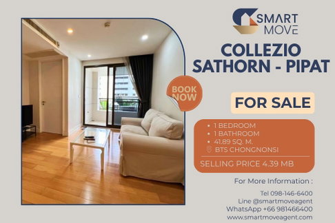 🔥 Sale with tenant !! big size, Spacious room!! 🔥 Code C20250100075...Collezio Sathorn - Pipat, 1 bedroom, 1 bathroom, furnished, Special Deal!!📣📣