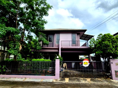 บ้านเดี่ยวให้เช่า : 🌳 ให้เช่าบ้านเดี่ยว 2 ชั้น หมู่บ้านปาริชาต ลาดกระบัง ซอยคุ้มเกล้า 11 3 ห้องนอน 2 ห้องน้ำ บ้านพร้อมอยู่ บรรยากาศร่มรื่น เพื่อนบ้านดี