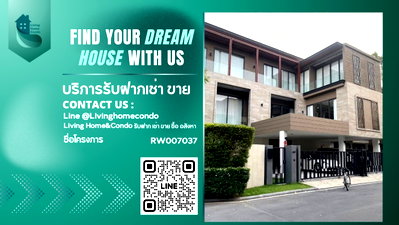 Houses for rent : For Rent: VANA RESIDENCE Village Project, 3-Story Detached House, Beautifully Decorated with Elevator- RW007037 