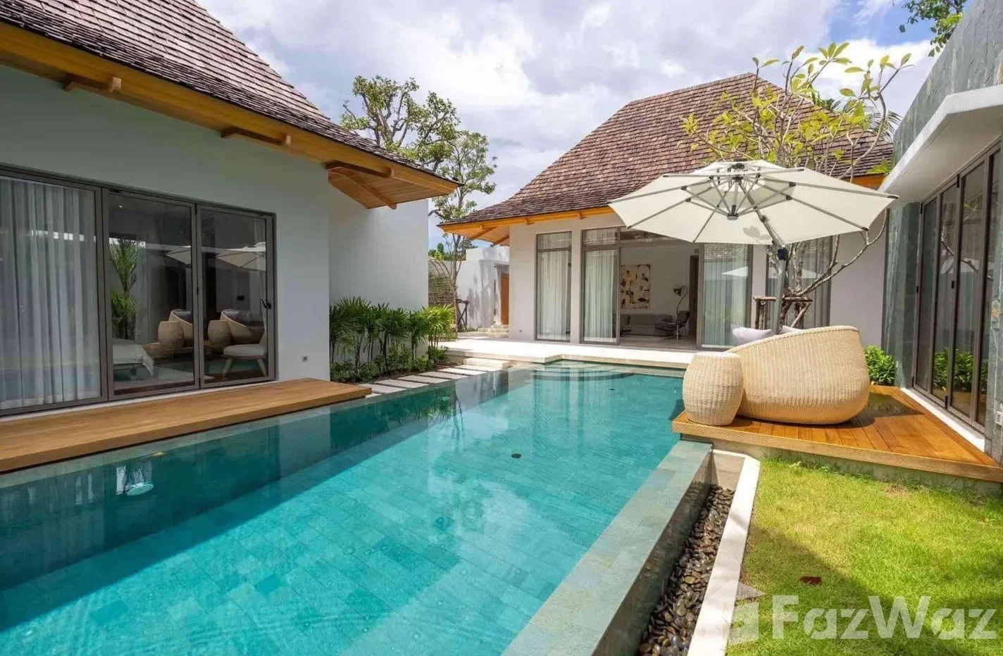 รูป วิลล่าให้เช่า 3 ห้องนอน ในโครงการ อัญชัน ฟลอร่า 5352875 - รูปที่ 1/12