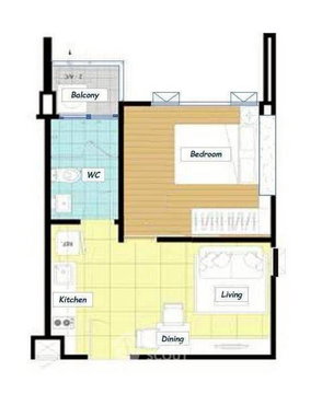 ขายคอนโด 1 ห้องนอน ชั้น 15 The Bloom Sukhumvit 71 ใกล้ BTS พระโขนง 300 ม. (ID 2355882)