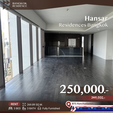  Hansar Residences Bangkok ✨ Spacious Unit with Sport Club View 🌳 ใกล้ BTS ราชดำริ 