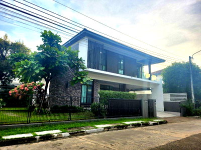 ขายบ้านเดี่ยว : LTH13408 – Year-End Promotion!🔥 Special 10% Discount! Modern Single House for Sale at Manthana Onnut – Wongwan 3 | 231 sqm | 4 Beds 3 Baths | 14.5 MB 