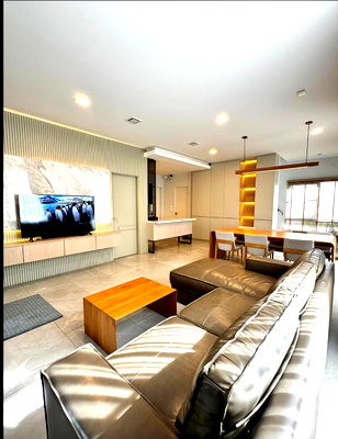 บ้านเดี่ยวให้เช่า : 4นอน5น้ำ พร้อมเข้าอยู่วันนี้! 222ตรม บ้าน2ชั้น จอดรถได้3คัน Line id: @pfagent