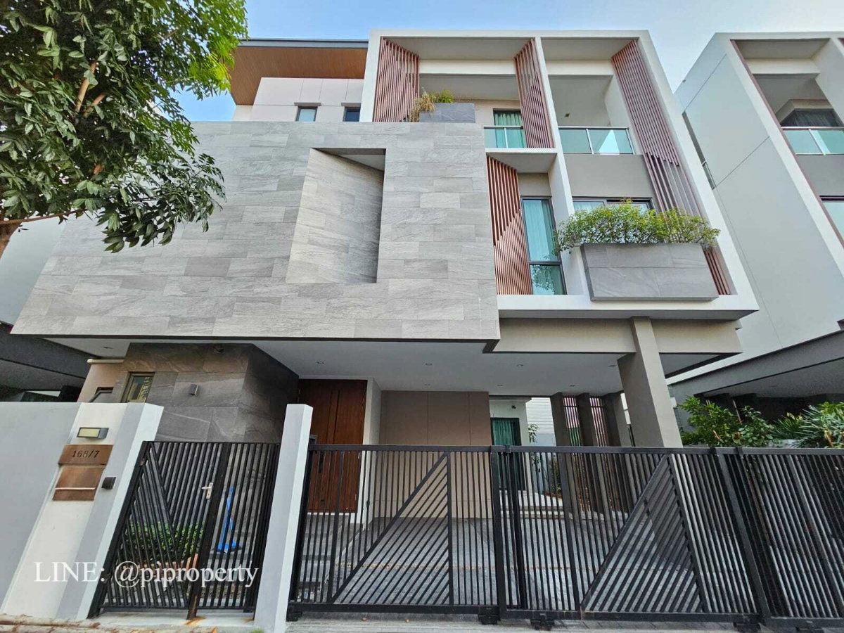 รูป เฟอร์นิเจอร์ครบ บ้านเดี่ยวหรูทันสมัยให้เช่าในเดอะเจนทรีพัฒนาการ 4 ห้องนอน + 5 ห้องน้ํา + ที่จอดรถ 3 คัน ชุมชนที่อยู่อาศัยวิลล่าพัฒนาการชั้นนํา - รูปที่ 55/67