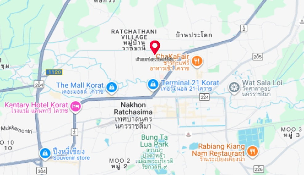 รูป ขายที่ดินทำเลทอง กลางเมืองโคราช นครราชสีมา พท.5 ไร่ 46 ตรว.ติดถนนกว้างเกิน 8 ม. อยู่ใกล้ รพ เซนต์เมรี่ และ ห้างเทอร์มินอล - รูปที่ 2/8