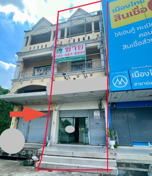 🚨 ด่วน! ตึกพร้อมอยู่ / พร้อมรวย! อาคารพาณิชย์ 3.5 ชั้น ติดถนนร่มเกล้า หน้าหมู่บ้านรุ่งกิจวิลล่า 7