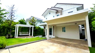 บ้านเดี่ยวให้เช่า : ให้เช่า บ้านเดี่ยว 𝐕𝐢𝐥𝐥𝐚𝐠𝐠𝐢𝐨𝟐 𝐒𝐫𝐢𝐧𝐚𝐤𝐚𝐫𝐢𝐧–𝐁𝐚𝐧𝐠𝐧𝐚 แปลงหน้าสวน ตกแต่งครบ พร้อมเข้าอยู่