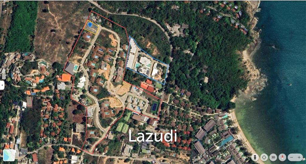 picture Sea View Plot in Gated Community Near Choeng Mon Beach - 6/6
