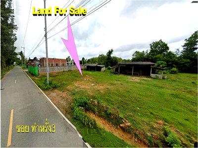 ที่ดิน สนามบินหาดใหญ่ : ขายที่ดินทำเลใหม่หน้ากองบิน 56,ใกล้ถนนตัดใหม่สายเลี่ยงเมืองหาดใหญ่–สนามบิน ,  ติดซอยท่าหรั่ง 3 ถนนบ้านพรุ-กองบิน56 ต.ทุ่งลาน อ.คลองหอยโข่ง จ.สงขลา