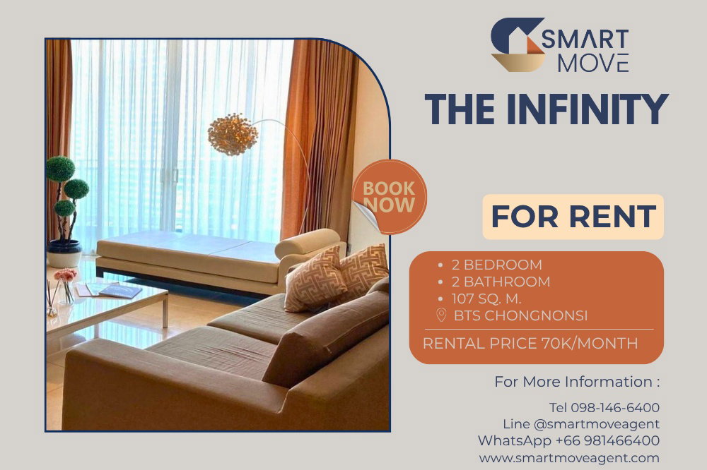 รูป 🔥 สำหรับเช่า !! ห้องมุม, ชั้นสูง 11++, !!🔥 Code C20230208118..........The Infinity, 2 ห้องนอน, 2 ห้องน้ำ, แต่งครบ, พร้อมเข้าอยู่ 📣📣 - รูปที่ 1/11