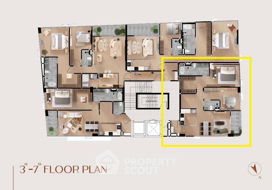 รูป คอนโด 2 ห้องนอน Aritier Penthouse at Ari ใกล้ BTS อารีย์ (ID 2364468) - รูปที่ 2/5