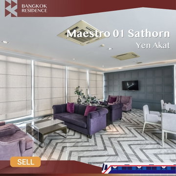 ⚡Unbeatable Price! Fully Furnished Unit, Maestro 01 Sathorn - Yen Akat near MRT Lumphini