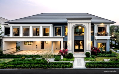 Houses for sale Siam University : LTH13439 – House for Sale | Grand Bangkok Boulevard Ratchaphruek-Pinklao | 521 sqm | 4 Beds 5 Baths | 45 MB | Near Phutthamonthon Sai 1 