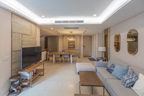 ให้เช่าคอนโด เดอะ ริเวอร์ อาคาร B ชั้น 28 3 ห้องนอน ขนาด 138 ตรม ใกล้ เสนาเฟส