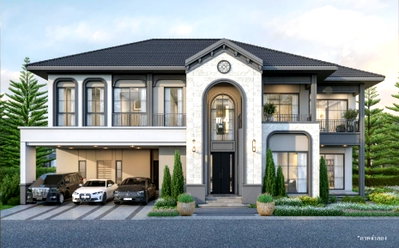 Houses for sale Utthayan Road : LTH13451 – House for Sale | Grand Bangkok Boulevard Na Uthayan | 516 sqm | 4 Beds 5 Baths | 50 MB | Near Thawi Watthana 