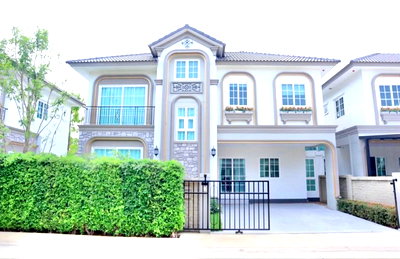 บ้านเดี่ยวให้เช่า : ให้เช่าบ้านแกรนดิโอ บางนา กม.5 (Grandio Bangna KM.5) อยู่ถ.บัวนครินทร์บางพลี ใกล้เมกะบางนา 