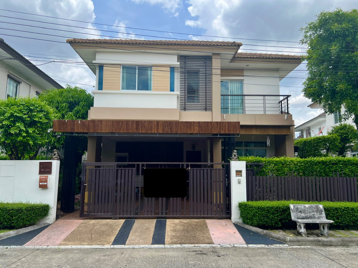 รูป 🏡 ขายบ้านเดี่ยว 2 ชั้น โครงการเศรษฐสิริ วงแหวน–รามอินทรา | บ้านสวย บรรยากาศสงบ ร่มรื่น ทิศใต้ ลมเย็นสบาย ✨ - รูปที่ 2/25