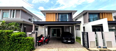 บ้านเดี่ยว ชลบุรี : สัมผัสชีวิตใกล้ชิดธรรมชาติ ขายบ้านแฝด 2 ชั้น Life in The Garden โรงโป๊ะ มอเตอร์เวย์ ทำเลศักยภาพ ใกล้นิคมฯ–พัทยา | #TPI-2520