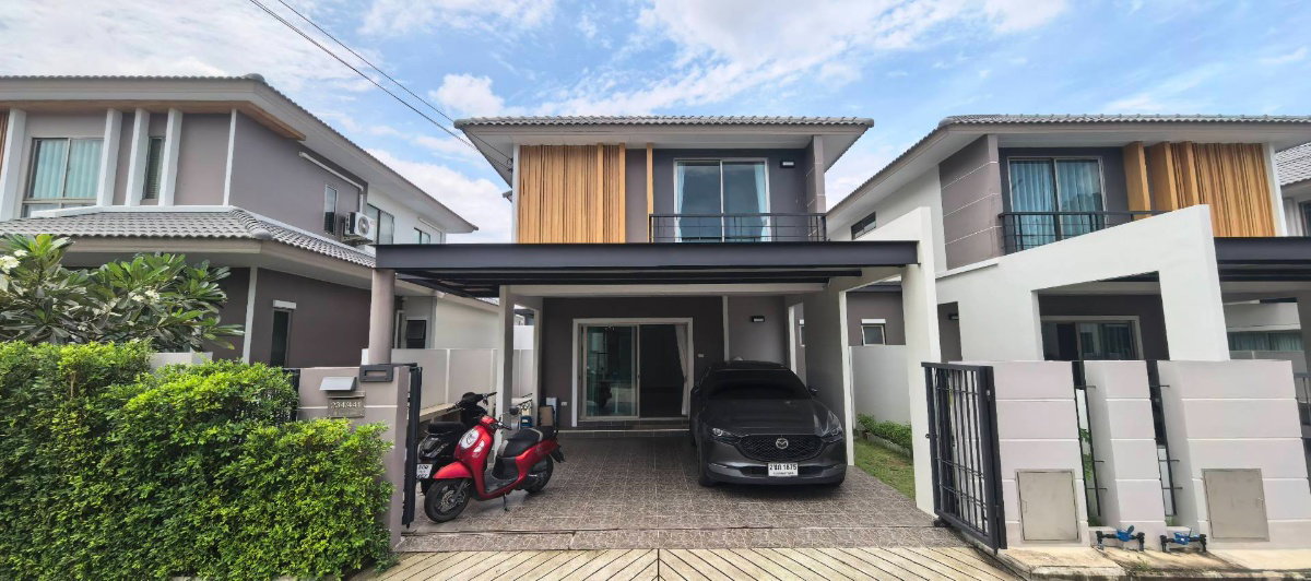 รูป สัมผัสชีวิตใกล้ชิดธรรมชาติ ขายบ้านแฝด 2 ชั้น Life in The Garden โรงโป๊ะ มอเตอร์เวย์ ทำเลศักยภาพ ใกล้นิคมฯ–พัทยา | #TPI-2520 - รูปที่ 1/19