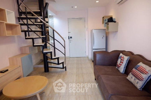 Duplex 1-BR 42 Sqm Ideo Mobi Sathorn, 80m to BTS Krung Thon Buri (ID 1137102)