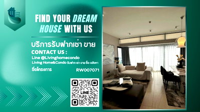 เช่าคอนโด BTS เซนต์หลุยส์ : ให้เช่า Tait sathorn 12 คอนโดหรู ชั้นสูง ห้องสวย เฟอร์นิเจอร์ครบครัน - RW007071