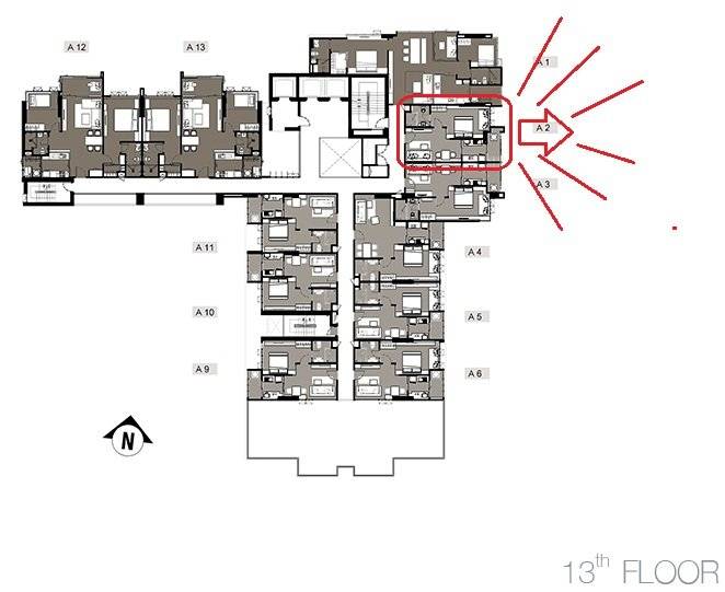 รูป คอนโด 1 ห้องนอน 48 ตร.ม. The Room ใกล้ BTS วงเวียนใหญ่ 70 ม. 📍 (ID 2369014) - รูปที่ 14/22