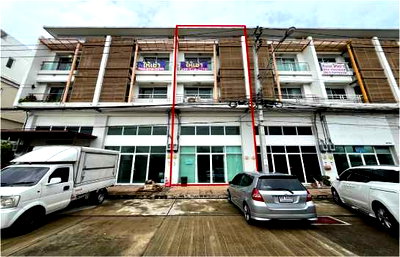 Shophouses for rent หลักสี่พลาซ่า : Commercial building for rent, Chuan Chuen Village, Modus Vibhavadi, 20.8 sq m, 3.5 floors