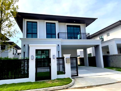 เช่าบ้านเดี่ยว ถนนสุขุมวิท : 🏡 ให้เช่าบ้านเดี่ยว Modern Luxury – เศรษฐสิริ พัฒนาการ