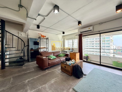 Thonglor Tower | Loft Style 2 Bedroom Duplex Condo For Rent - BR60586CD