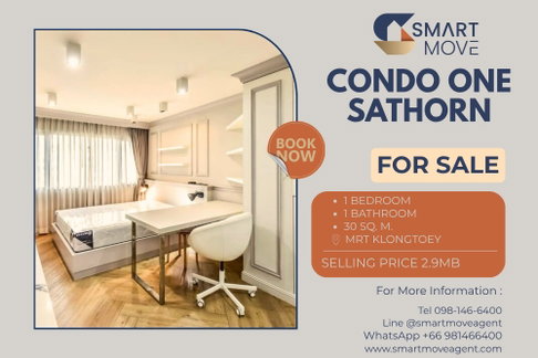 🔥 สำหรับขาย !! !!🔥Code C20251000083..........Condo One Sathorn, 1 ห้องนอน, 1 ห้องน้ำ, แต่งครบ, ราคาพิเศษ!!📣📣