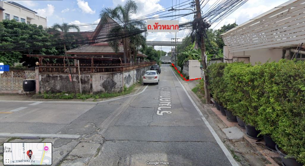 รูป ขายถูกที่ดิน ติดถนนใหญ่ แปลงหัวมุม หัวหมาก - รามคำแหง50 - รูปที่ 3/6