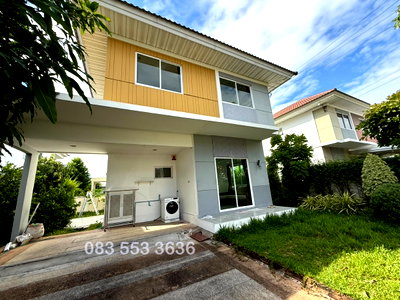 บ้านเดี่ยวให้เช่า : ให้เช่าบ้านเดี่ยว เพอร์เฟค เพลส ใกล้สนามบินสุวรรณภูมิ Line ID 0619636888