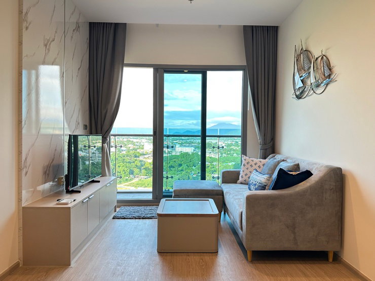 ห้องใหม่ : The Symphony คอนโดบนชายหาดส่วนตัว : 1 bed พื้นที่ 40 ตรม พร้อมเข้าอยู่ 
