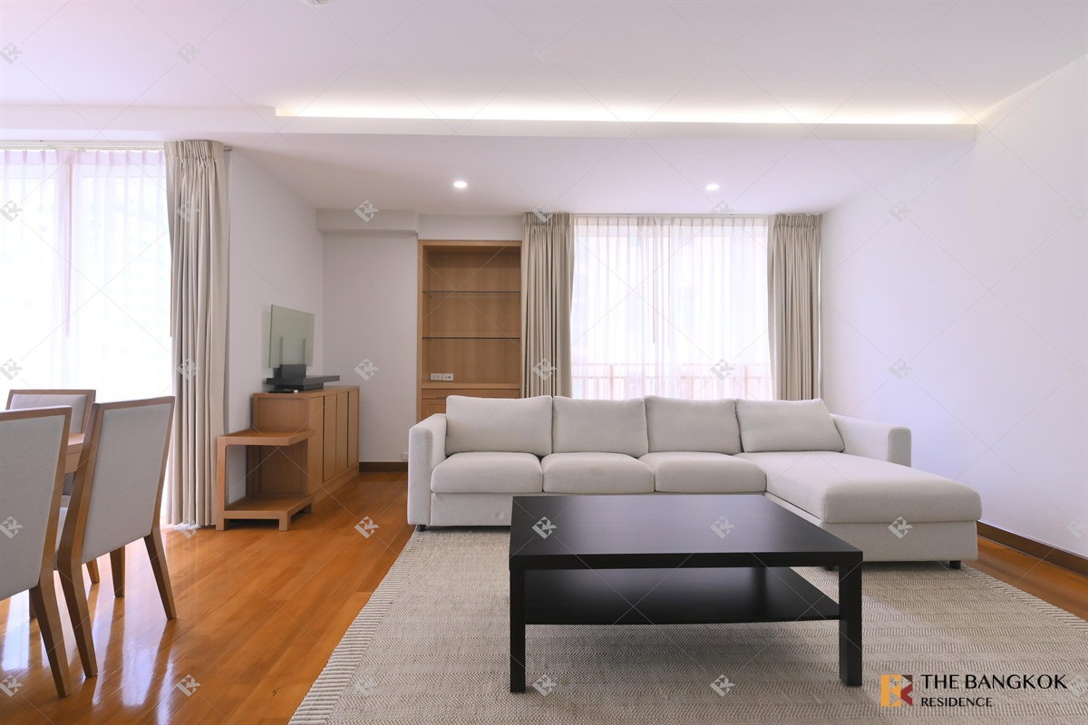 picture Langsuan Ville 🌟 Spacious Unit with Wide Balcony City View 🌆 Near BTS Ratchadamri - 8/17