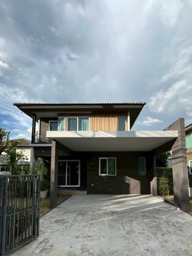 ขาย 𝐈𝐧𝐢𝐳𝐢𝐨 𝐋𝐚𝐧𝐝 𝐚𝐧𝐝 𝐇𝐨𝐮𝐬𝐞 | เชียงใหม่ บ้านตัวอย่างโครงการ บิ้วอินทั้งหลัง เฟอร์ครบ แปลงมุม หน้าบ้านติดคลับเฮ้าส์ T.0946511456