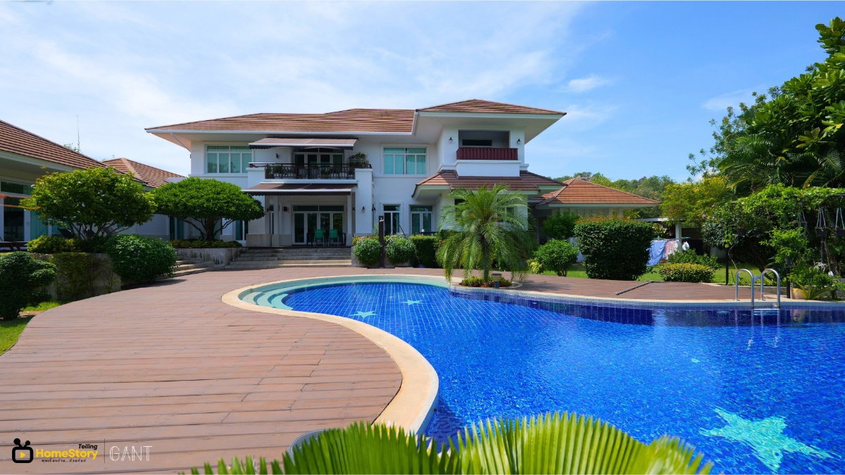 รูป 🌴 ขายคฤหาสน์หรูส่วนตัวหัวหิน – ที่ดิน 3.4 ไร่ พร้อมสระว่ายน้ำสไตล์รีสอร์ต (Gant-307) - รูปที่ 2/40