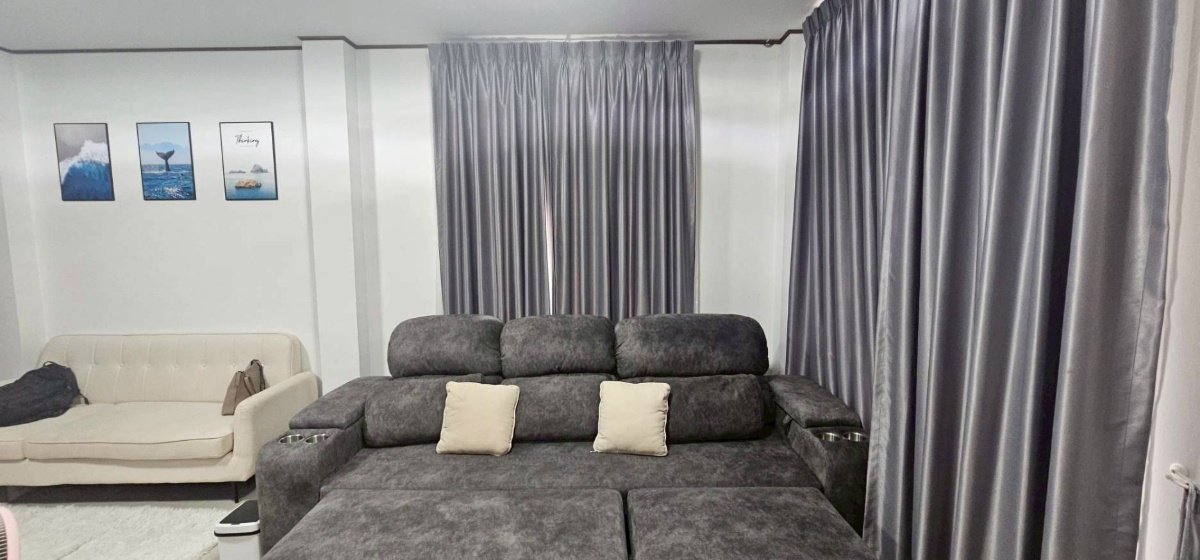 รูป S2945 ขายบ้านเดี่ยว บ้านพร้อมพัฒน์ กรีนโนวา รามอินทรา หลังมุมพิ้นที่เยอะของแถมเพียบ - รูปที่ 5/16