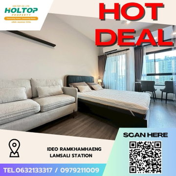 #Z2990💥 031168 🔥Condo for rent: Ideo Ramkhamhaeng Lamsali Station