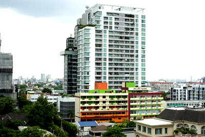 Condos for rent : 2 Beds 2 Bath with Bathtub  Nice & Modern  Good Location BTS Ari 200 m @ Noble Lite