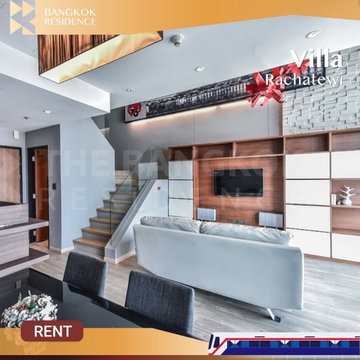 Villa Rachatewi 💖 ห้อง Duplex 1 ห้องนอน 2 น้ำ เฟอร์ครบ 🛋️ ใกล้ BTS ราชเทวี