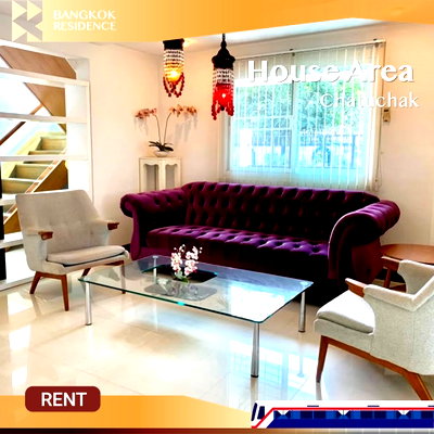 Houses for rent วิทยาลัยสิ่งแวดล้อม : House for Rent in Chatuchak 🏡 Prime location, easy access, just 2 mins to BTS Sena Nikhom  