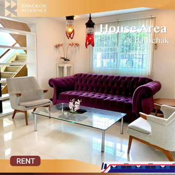 House for Rent in Chatuchak 🏡 Prime location, easy access, just 2 mins to BTS Sena Nikhom  