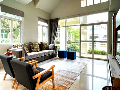 บ้านเดี่ยวให้เช่า : ว่างพร้อมอยู่! 3นอน 3น้ำ 200ตรม. จอดรถ2คัน *เลี้ยงสัตว์ได้* Line id: @pfagent