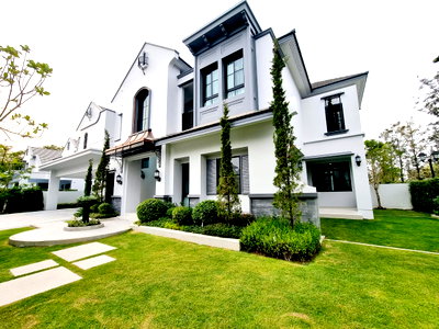 บ้านเดี่ยวให้เช่า : 🏡#PN2404_076 🏡𝗙𝗼𝗿 𝗥𝗲𝗻𝘁 5️⃣0️⃣0️⃣k.🔥🔥 #ใกล้MRT ศรีกรีฑา ✨#ว่าง10พ.ย68‼️บ้านหรู 2ชั้นหลังใหญ่ สวยเลิศ‼️โครงการ :  นันทวันพระราม9กรุงเทพกรีฑา 