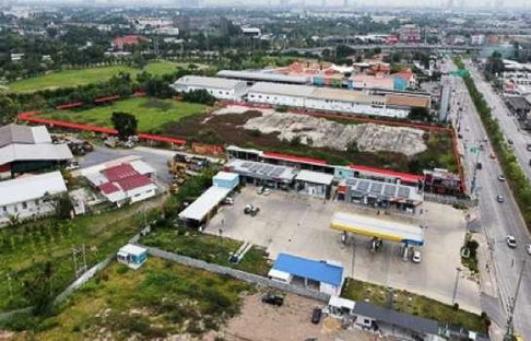 ขาย ที่ดิน ปทุมธานี ใกล้แยกบางคูวัด 13 ไร่ 2 งาน 42.2 ตรว ติดถนนใหญ่ ตรงข้ามฟลอร่าวิลล์ ผังสีชมพู