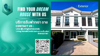 Townhouses for rent : ✨Townhome for rent✨ Near Mega Bangna, beautifully decorated, fully furnished and ready to move in.