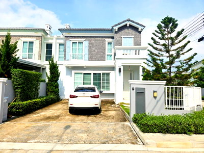 ขายบ้านแฝด : ขายบ้านแฝด Anya ราชพฤกษ์–นครอินทร์ ขนาด 40.3 ตรว. หลังมุม สภาพใหม่ เฟอร์นิเจอร์และเครื่องใช้ไฟฟ้าครบ